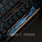 WOW Wind Sword Artisan Resin Keycaps for Mechanical Keyboard Personalized Keycaps